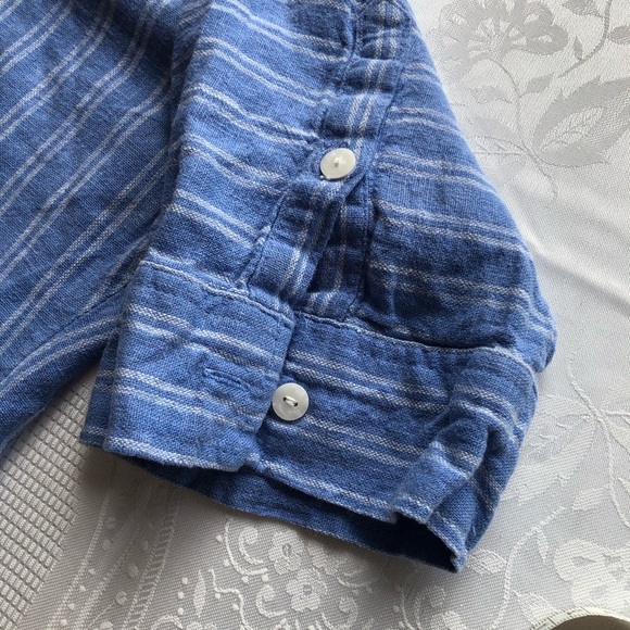 Universal Thread Tie-Front Linen Blend Shirt-Dress Women’s Size S Short Sleeves - Picture 16 of 16